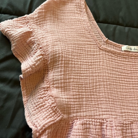 Pink Ruffled Top - Picture 3 of 7